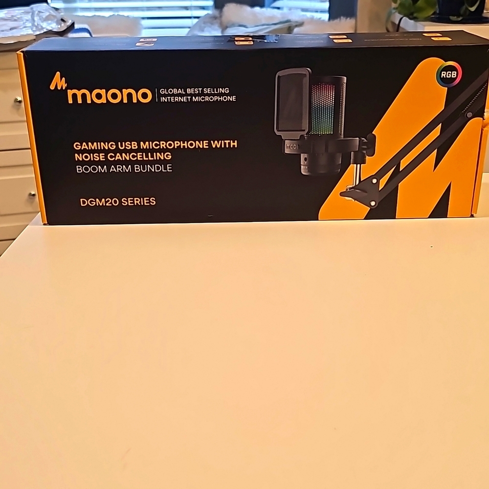 NWT MAONO Gaming USB Microphone DGM20S